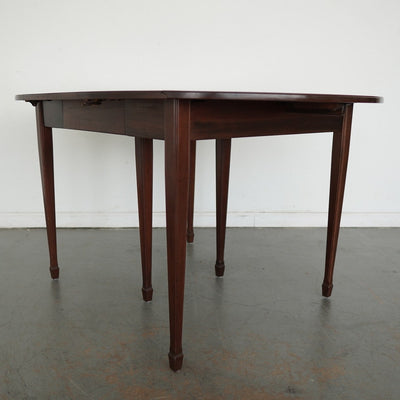 Vintage Mahogany Drop-Leaf Dining Table