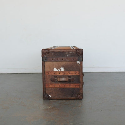 Timothy Oulton Cowhide Harrow Trunk