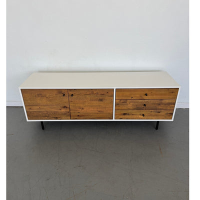 West Elm Reclaimed Wood and Lacquer Media Console