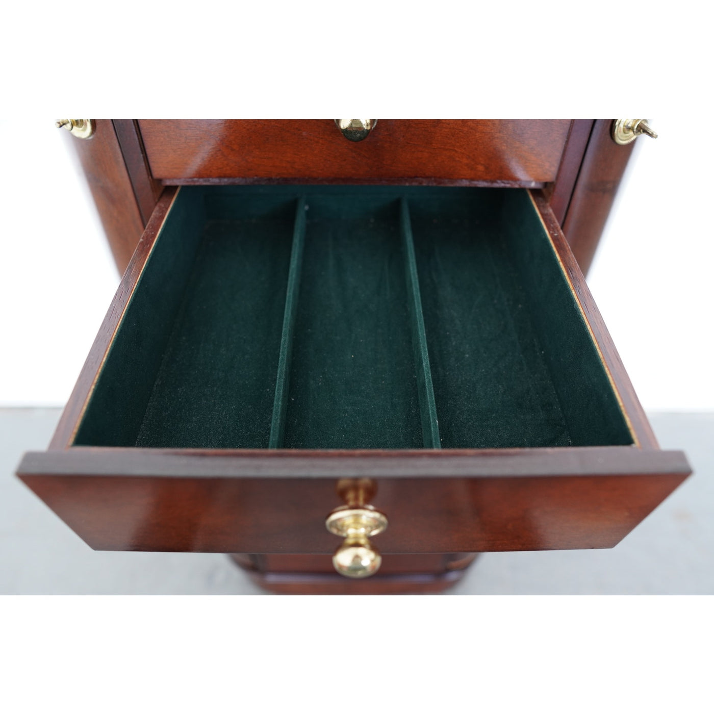 Powell Mahogany Finish Jewelry Armoire