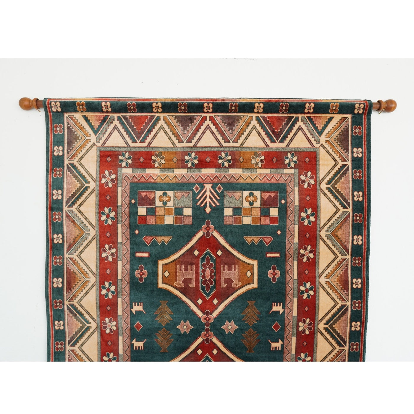 Vintage Geometric Woven Wall Tapestry