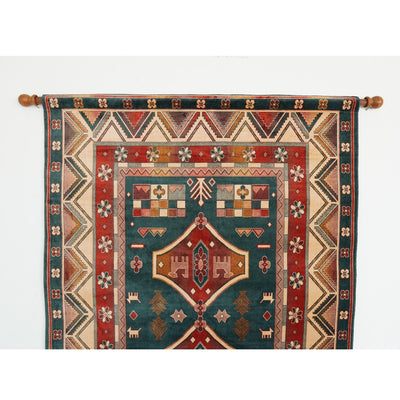Vintage Geometric Woven Wall Tapestry