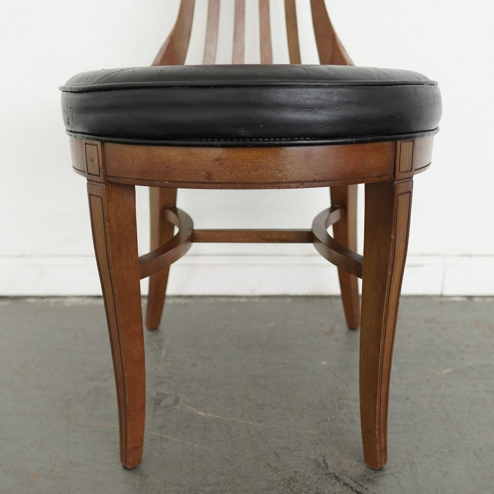 Vintage Thomasville Mid Century High Back Side Chair