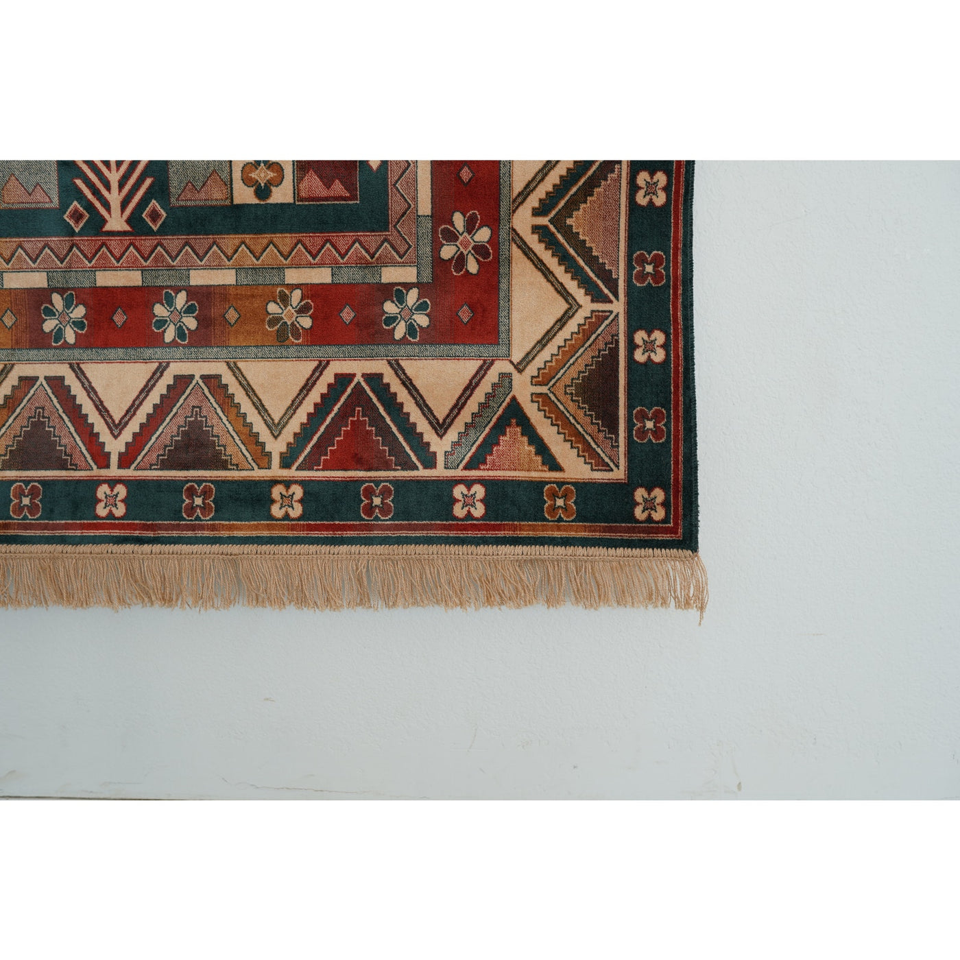 Vintage Geometric Woven Wall Tapestry