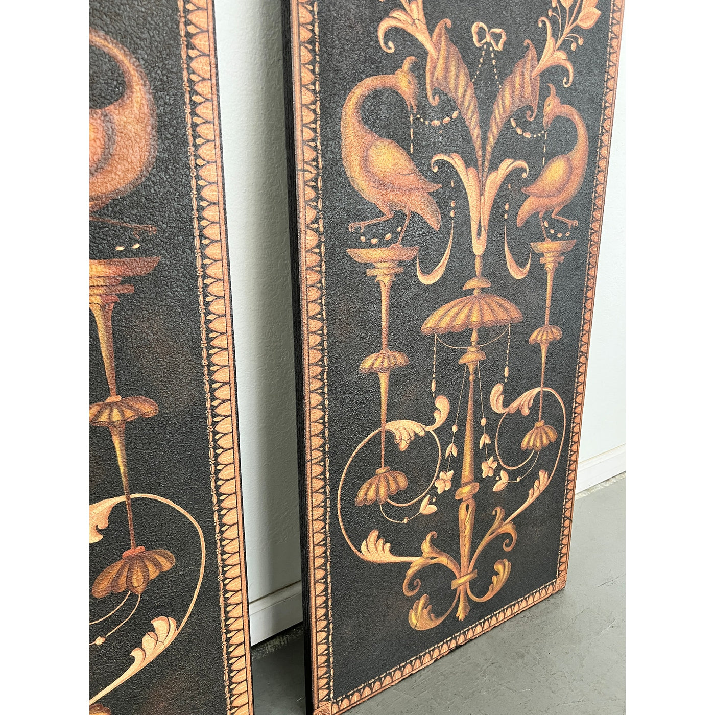 Vintage Maitland Smith Wall Panel Art (Set of 2)