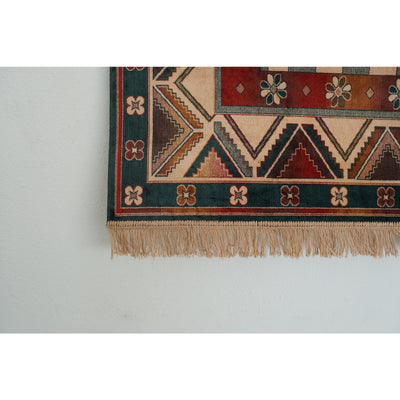 Vintage Geometric Woven Wall Tapestry