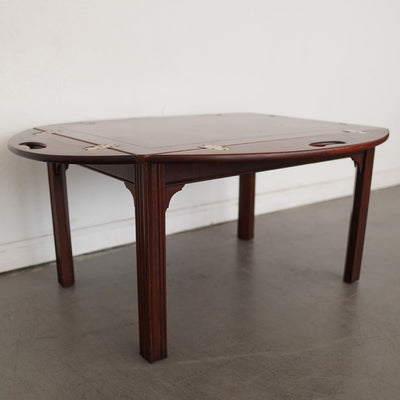 Vintage Baker Furniture Mahogany Butler’s Tray Coffee Table