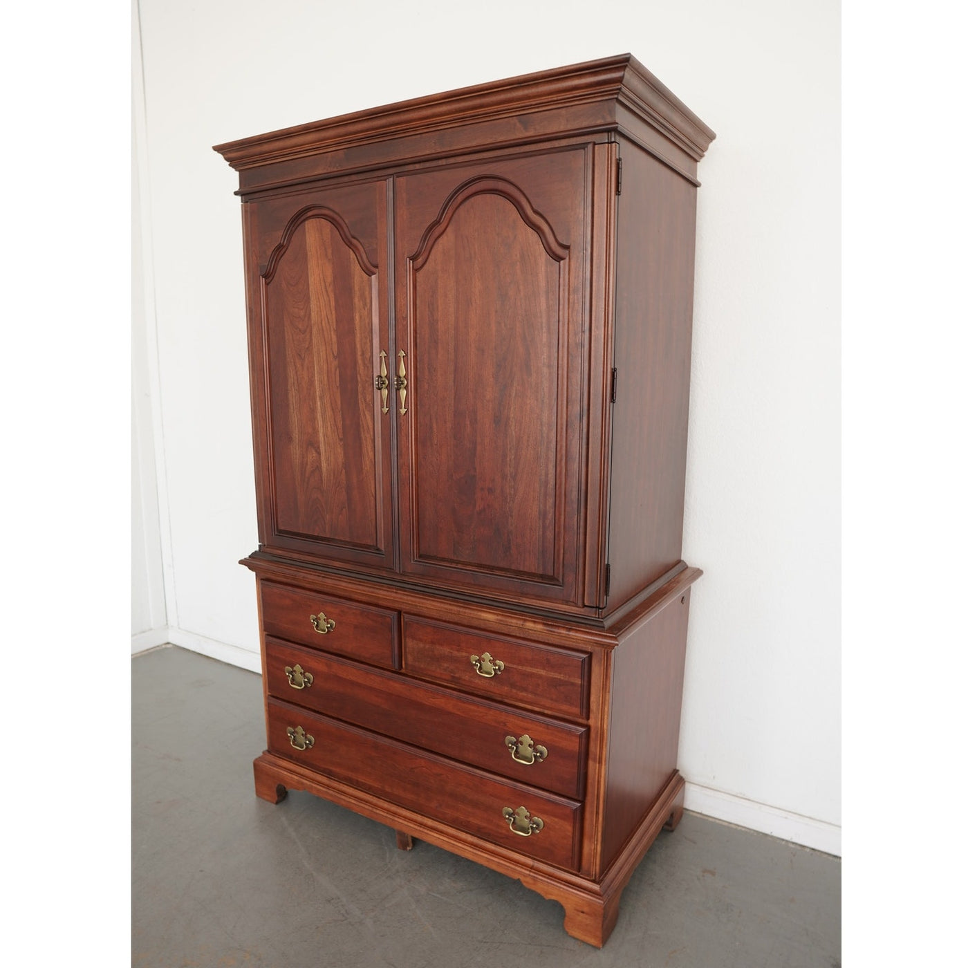 Vintage American Drew Cherry Grove Armoire