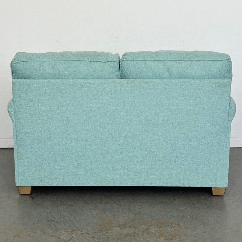 My Coastal Home Aqua Blue Coastal Loveseat