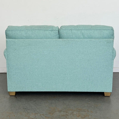 My Coastal Home Aqua Blue Coastal Loveseat