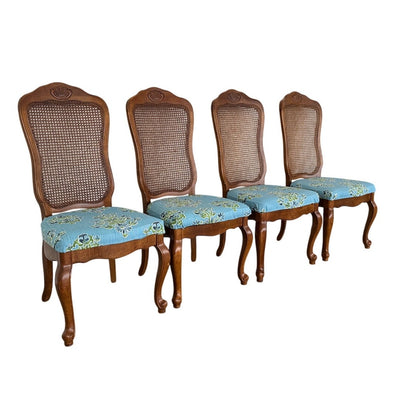 Vintage Stanley Furniture Louis XV Style Dining Chairs (Set of 4)