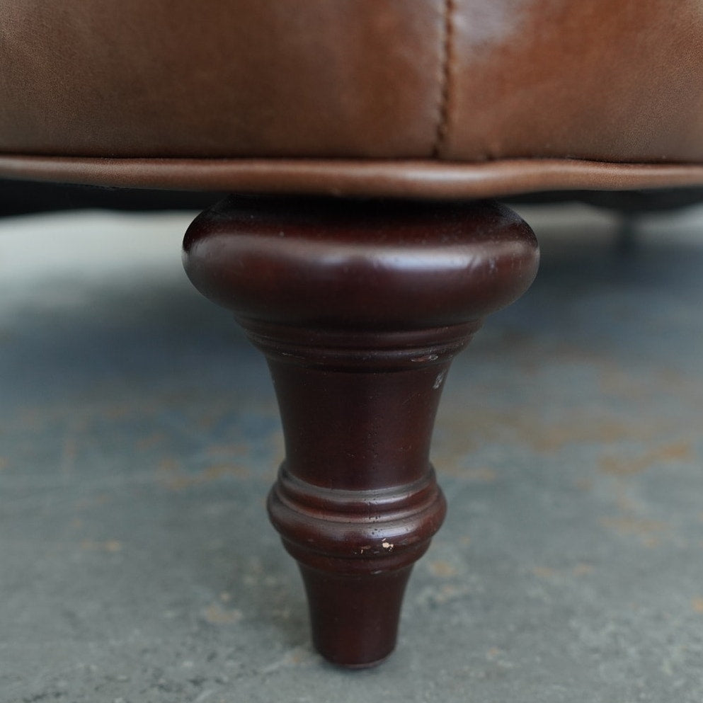 Ballard Designs Wynne Leather Sofa