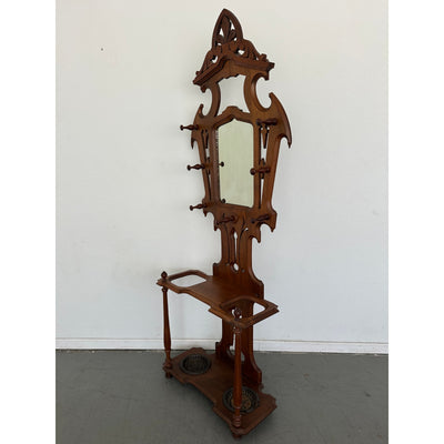 Antique Eastlake Victorian Hall Tree