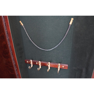 Powell Mahogany Finish Jewelry Armoire