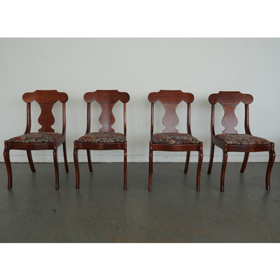 Vintage Pennsylvania House Cherry Gondola Style Dining Chairs (Set of 8)