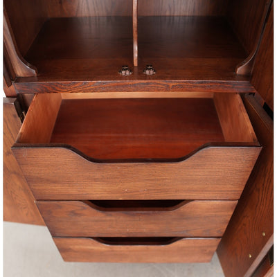 Vintage Henredon Scene One Armoire Cabinet (Set of 2)