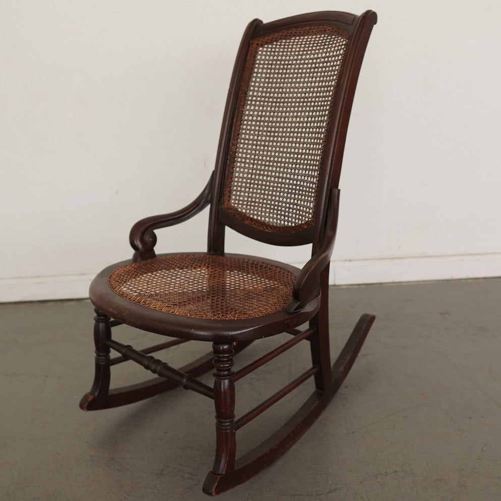 Antique Cane Rocking Chair