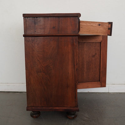 Antique Walnut Bedside Cabinet