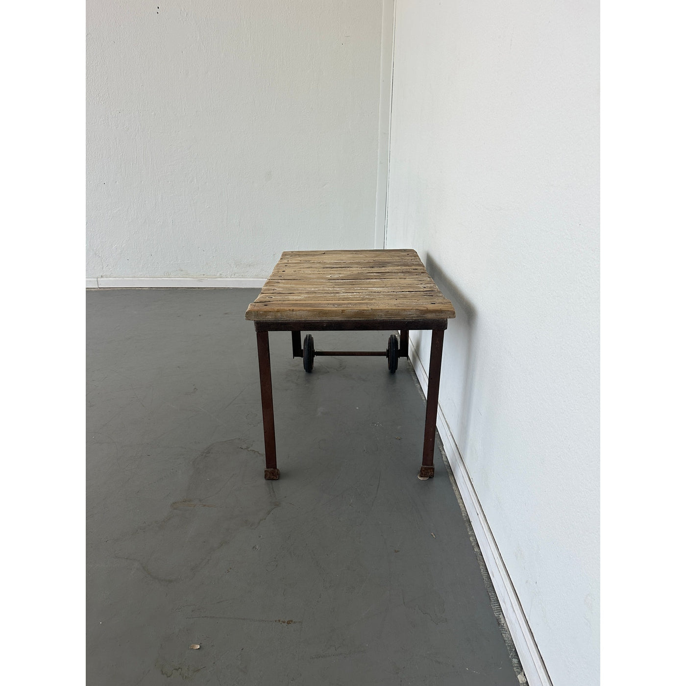 Antique Industrial Rolling Table