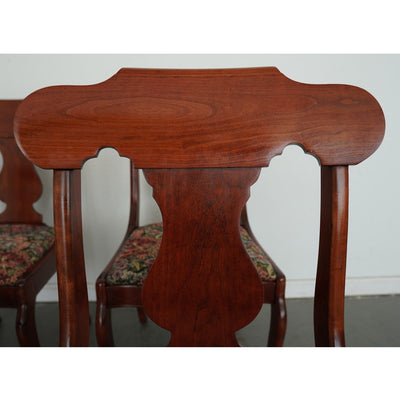 Vintage Pennsylvania House Cherry Gondola Style Dining Chairs (Set of 8)