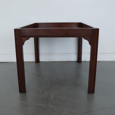 Vintage Baker Furniture Mahogany Butler’s Tray Coffee Table