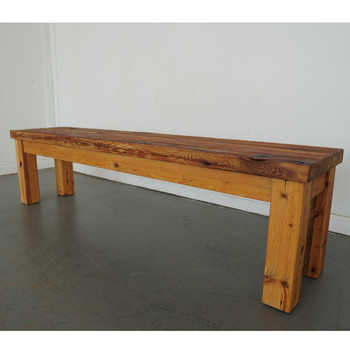 RH Salvaged Wood Bench