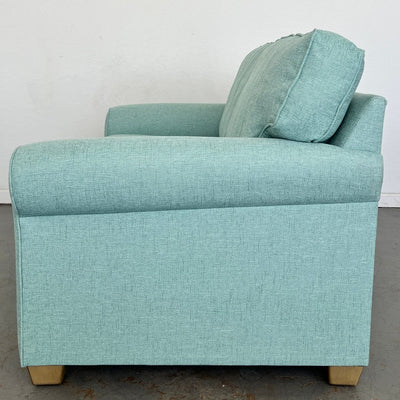 My Coastal Home Aqua Blue Coastal Loveseat