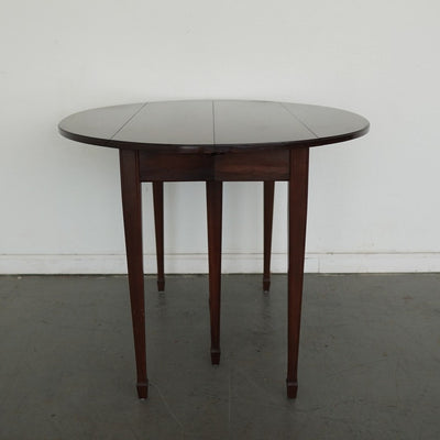 Vintage Mahogany Drop-Leaf Dining Table
