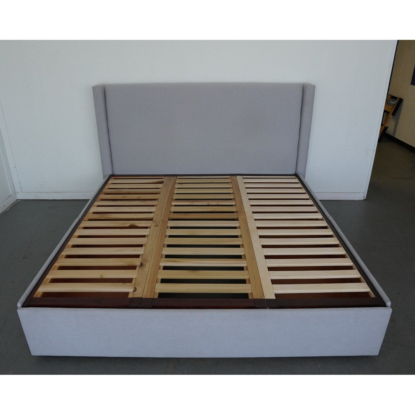 Pottery Barn Harper Upholstered Storage Platform King Bed