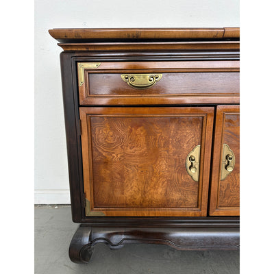 Vintage Broyhill Ming Dynasty Premier Collection Flip-Top Buffet Bar Cabinet