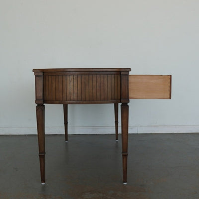 Baker Furniture Leather Top Plat Desk