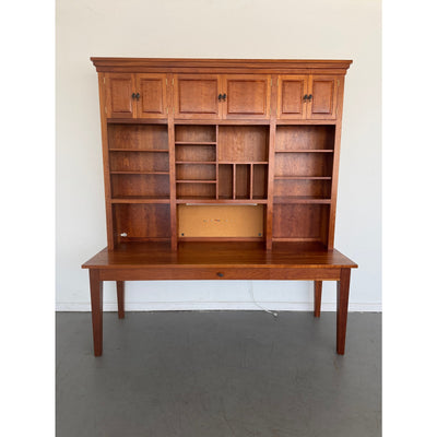 Homestead Heritage Solid Cherry Executive Hutch Desk