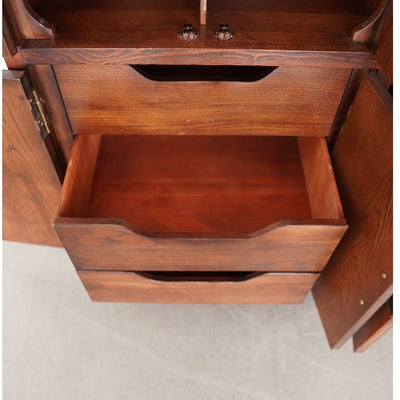Vintage Henredon Scene One Armoire Cabinet (Set of 2)