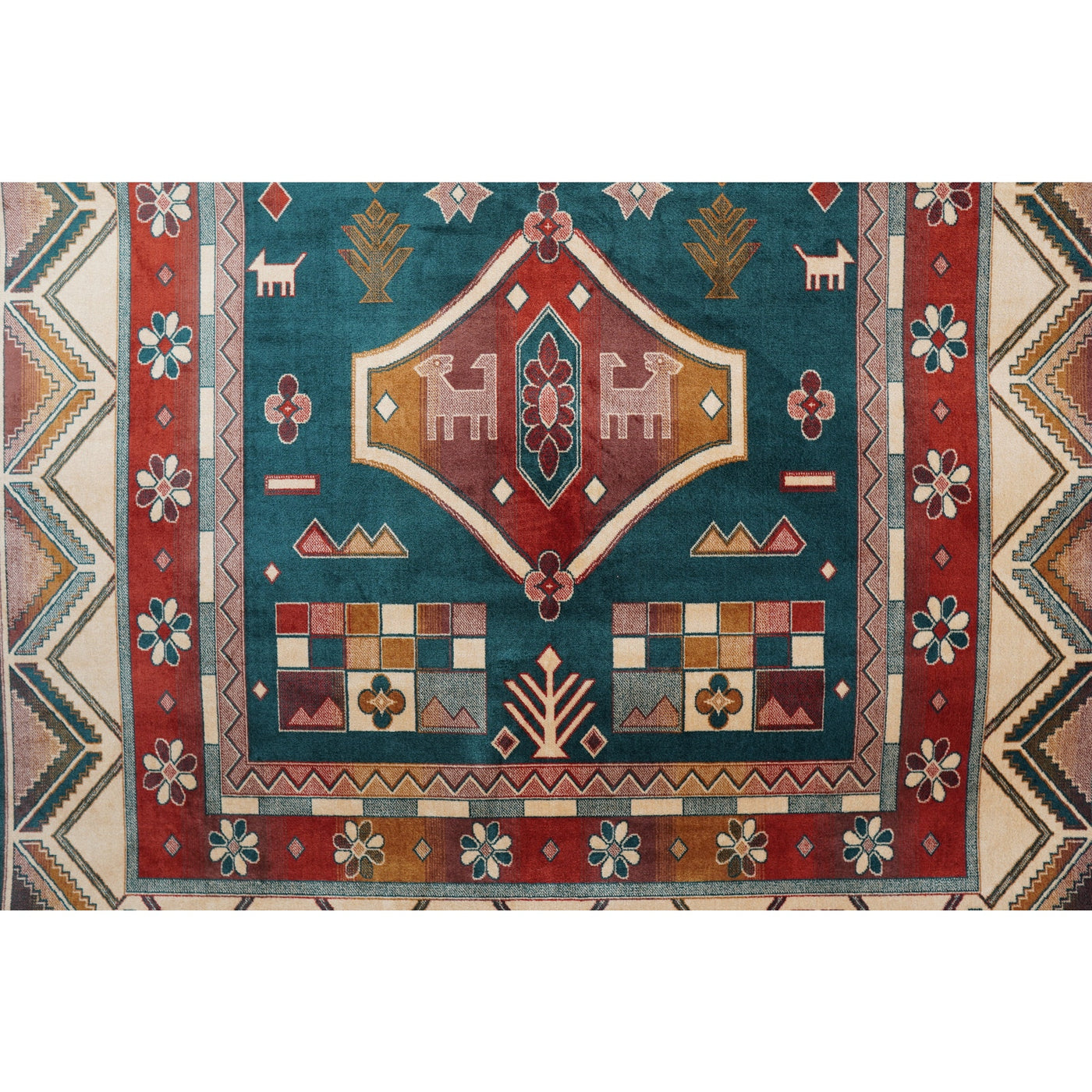 Vintage Geometric Woven Wall Tapestry