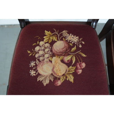 Vintage Federal Revival Dining Chairs (Set of 4)