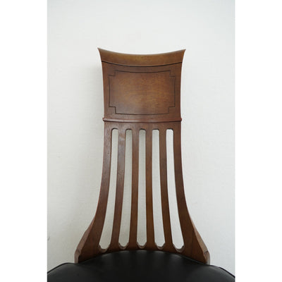 Vintage Thomasville Mid Century High Back Side Chair