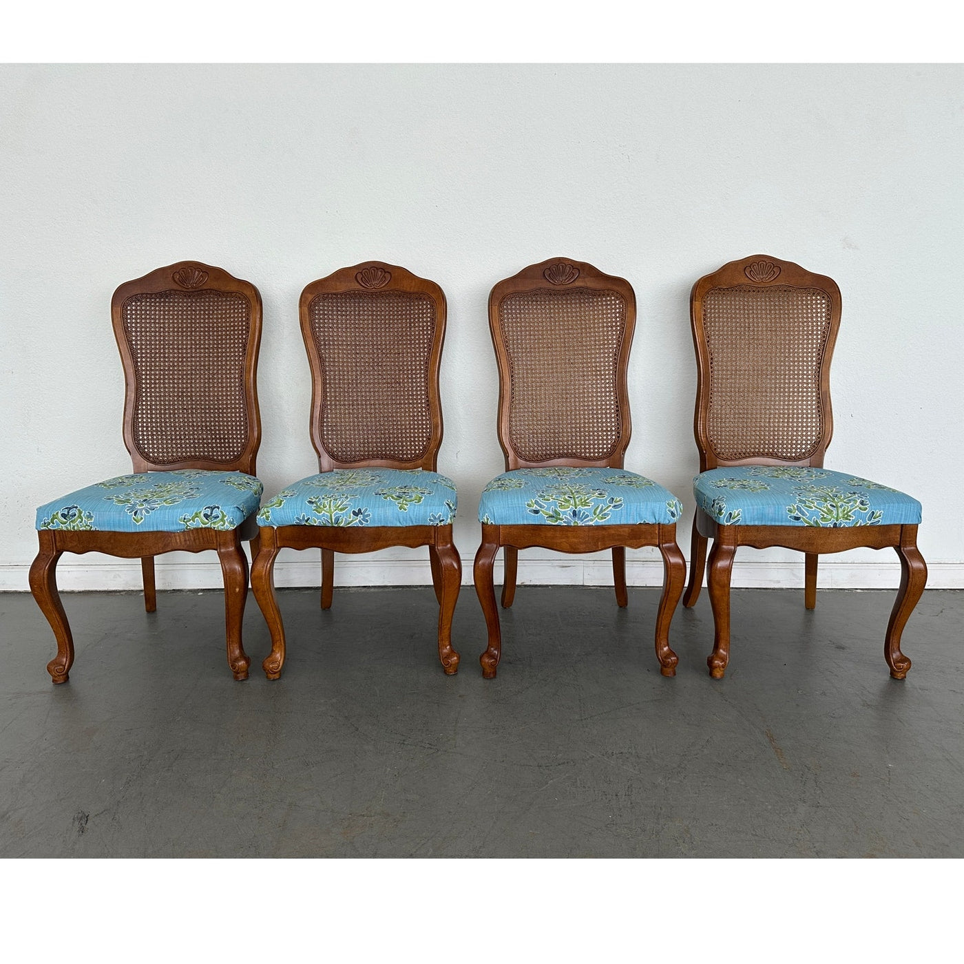 Vintage Stanley Furniture Louis XV Style Dining Chairs (Set of 4)