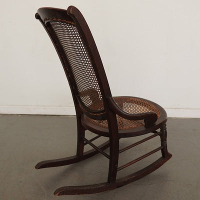 Antique Cane Rocking Chair