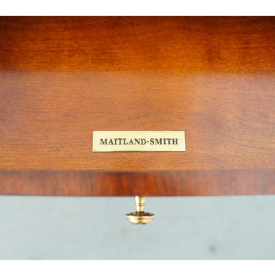 Maitland Smith Green Leather Top Game Table