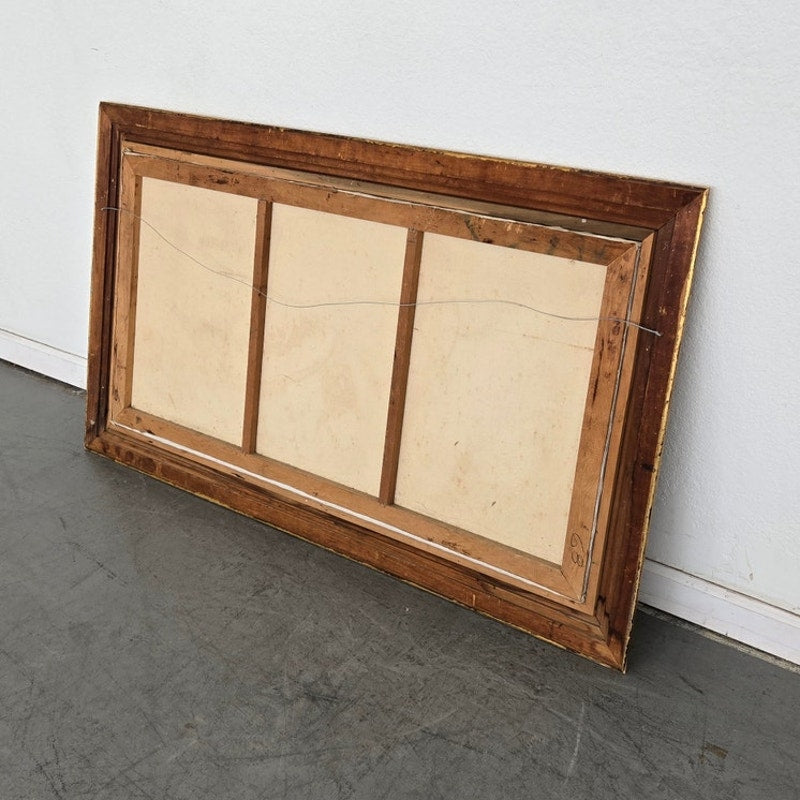 Framed Fruit Still Life Painting