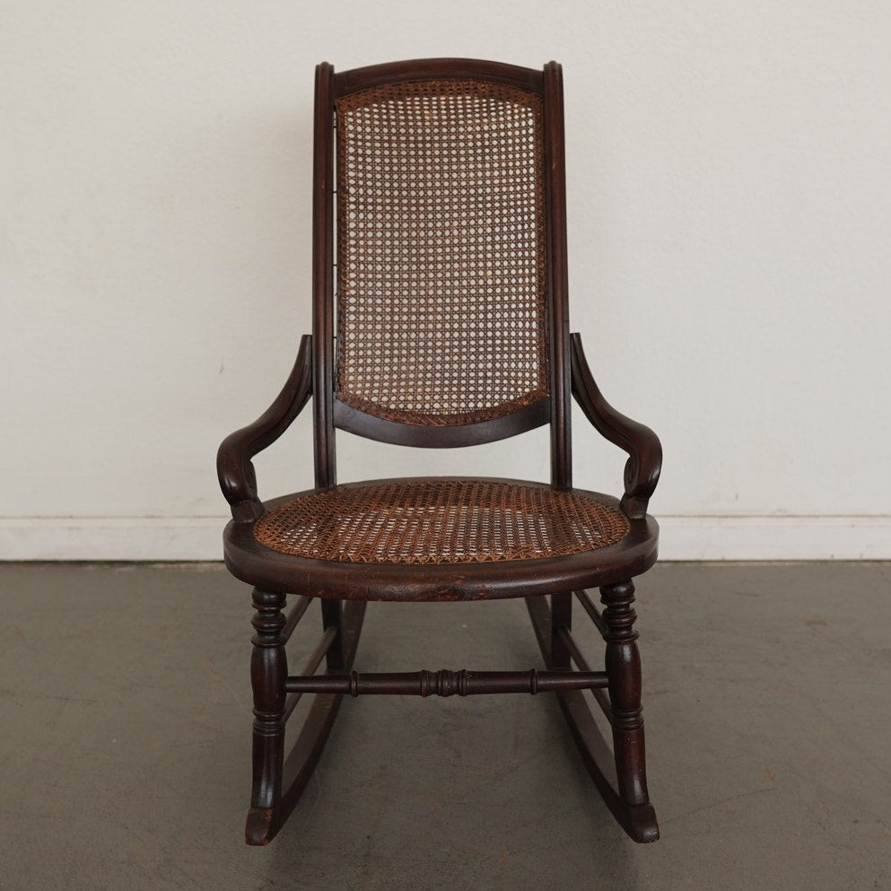 Antique Cane Rocking Chair