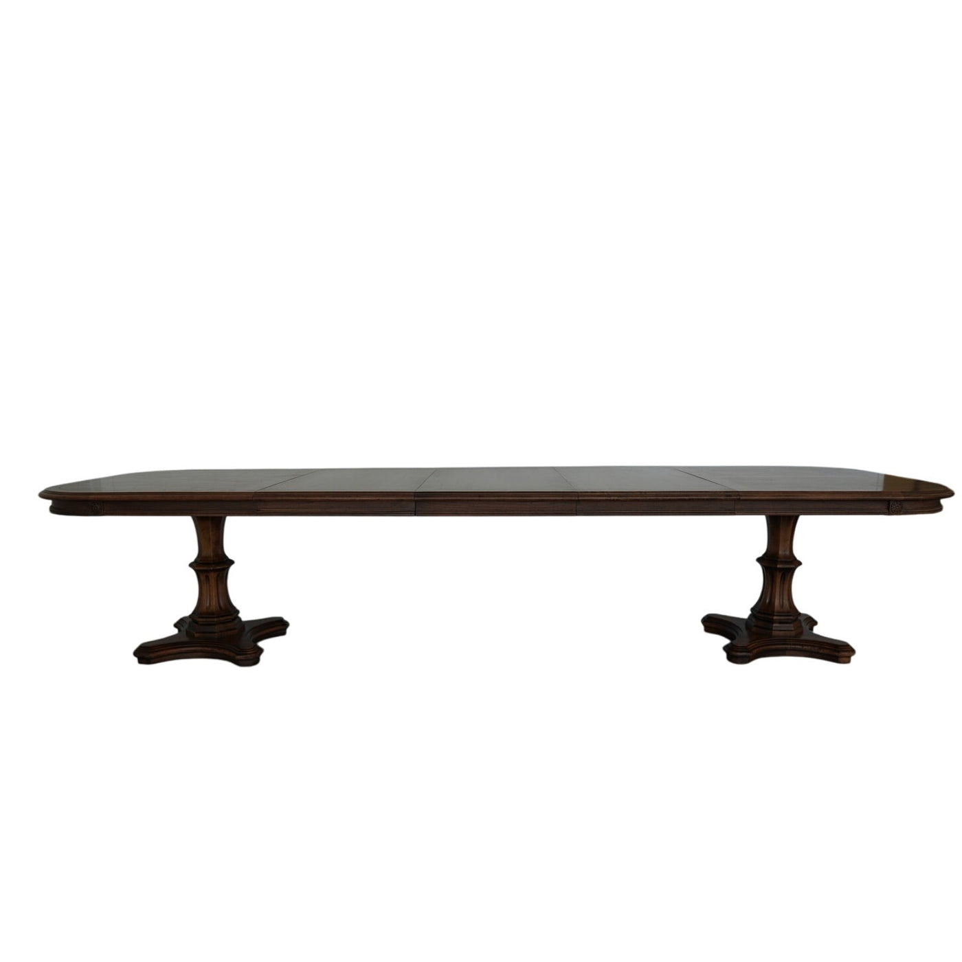 Vintage Century Furniture Double Pedestal Extension Dining Table