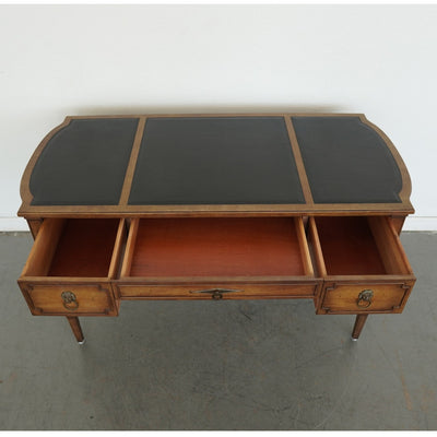 Baker Furniture Leather Top Plat Desk