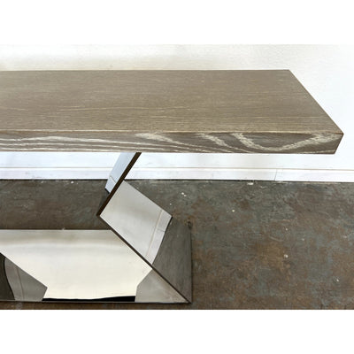 Zin Home Eloquence Coastal Grey Console Table