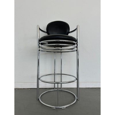 Gunmetal Bar Stools by Design Institute of America, 1970s
