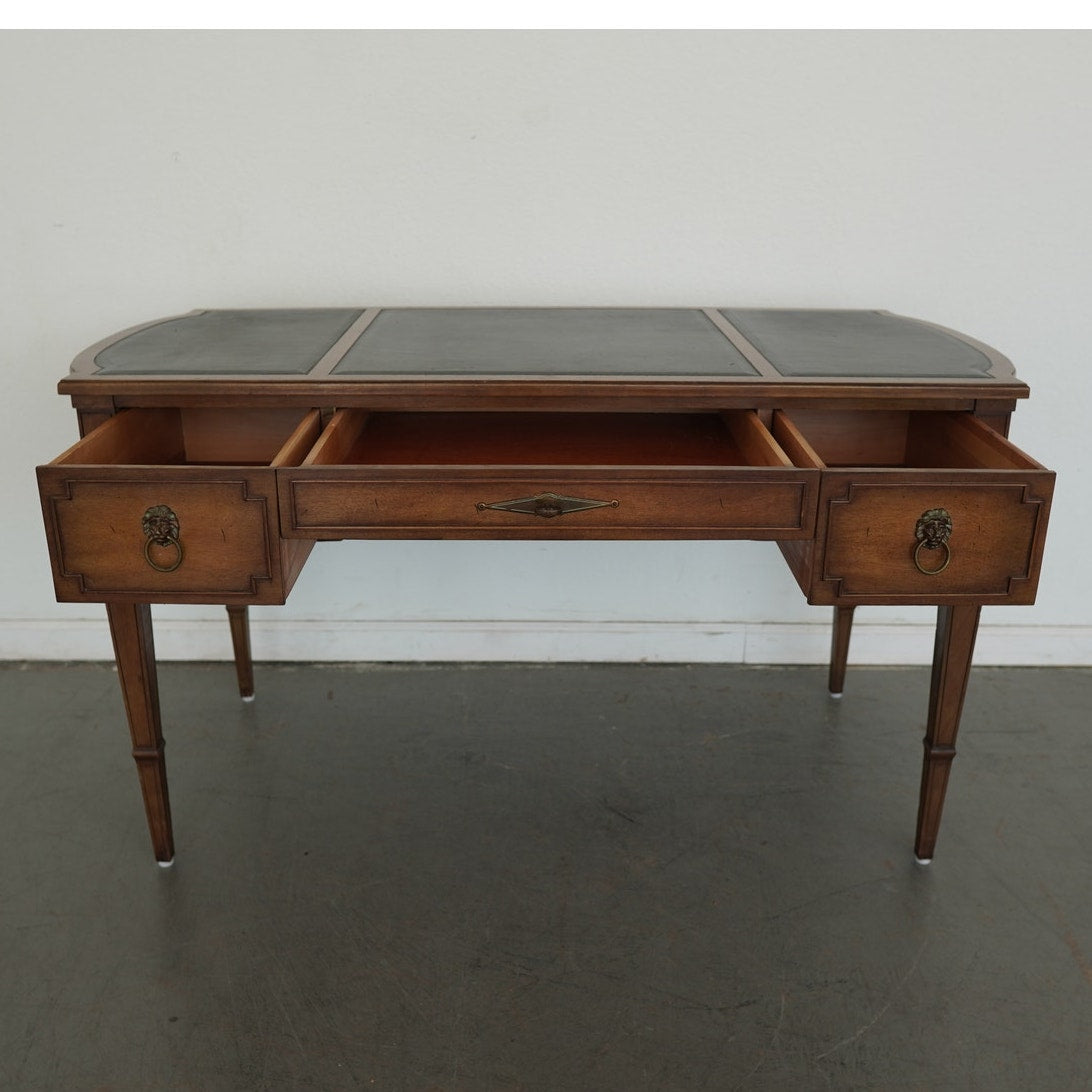 Baker Furniture Leather Top Plat Desk