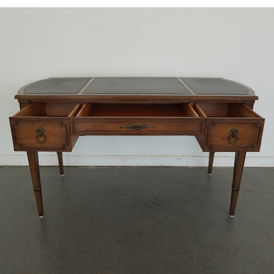 Baker Furniture Leather Top Plat Desk
