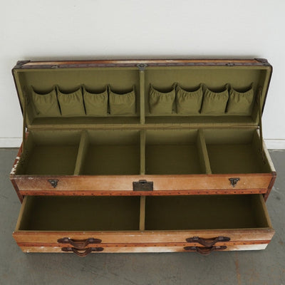 Timothy Oulton Cowhide Harrow Trunk