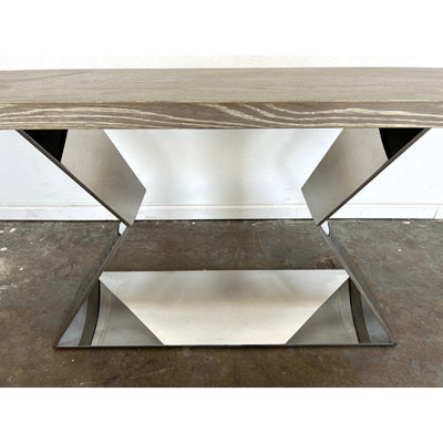 Zin Home Eloquence Coastal Grey Console Table