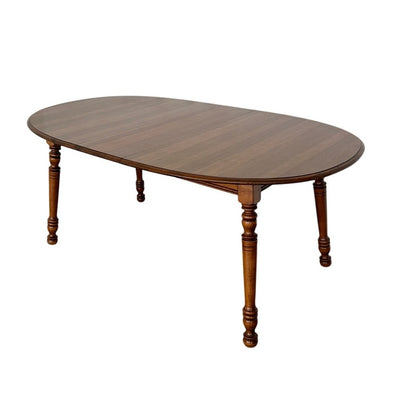 Vintage Tell City Solid Maple Oval Dining Table